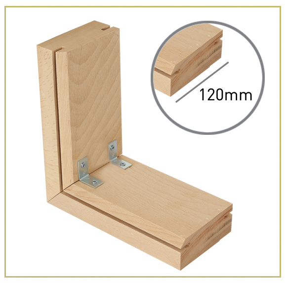 120mm wood lightbox profile